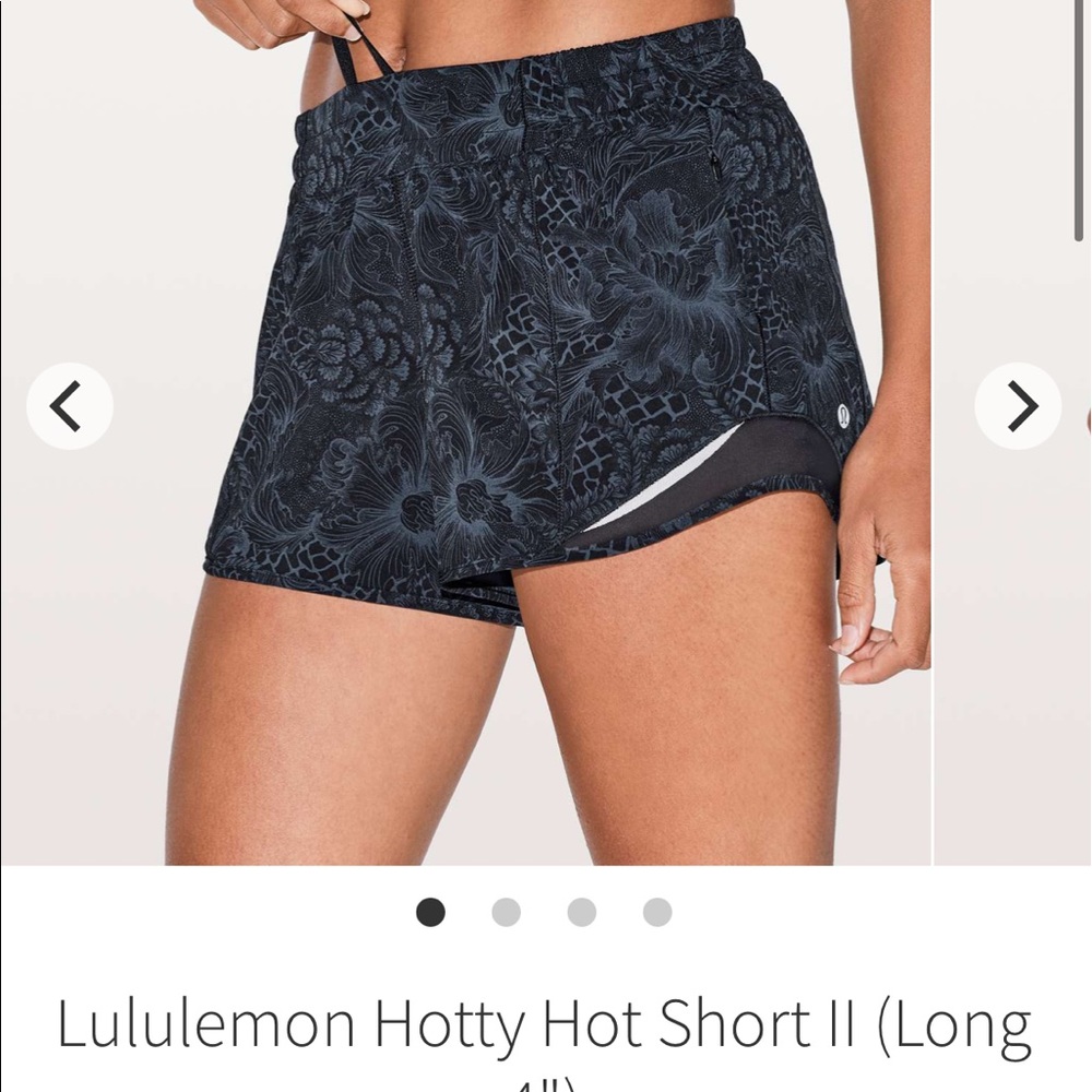 Lululemon Hotty Hot Short II (Long 4") Size 6